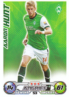 Aaron Hunt Werder Bremen 2009/10 Topps MA Bundesliga #53